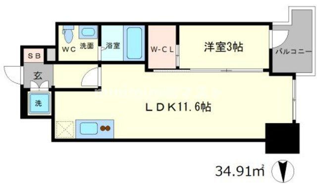 セレニテ本町グランデの間取り