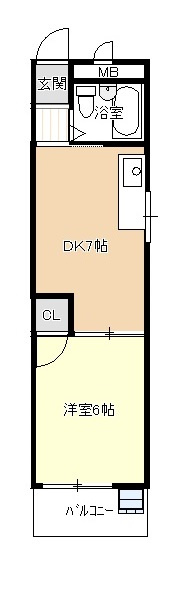 アベニュー服部の間取り