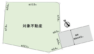【土地図】 | 緑が丘小・南東向き・土地51.4坪・建築条件なし・三木市緑が丘町西4丁目 | 土地図です♪
