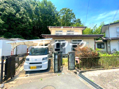 【前面道路含む現地写真】 | 緑が丘小・南東向き・土地51.4坪・建築条件なし・三木市緑が丘町西4丁目 | 前面道路含む現地写真です