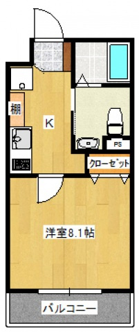 カサグランデⅡの間取り