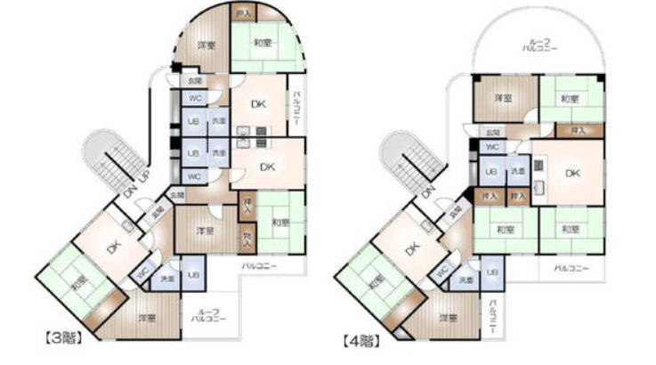 名古屋市守山区松坂町　収益マンションの間取り