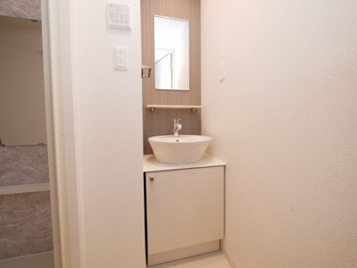 【洗面所】 | エスリード新大阪グランファースト | 使いやすい洗面所です