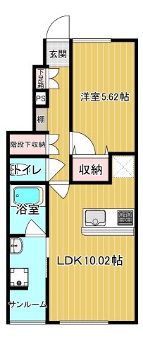 クリスタルステージⅠの間取り