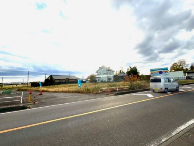土地 富士見市下南畑 の前面道路含む現地写真|小中学校まで徒歩15分です