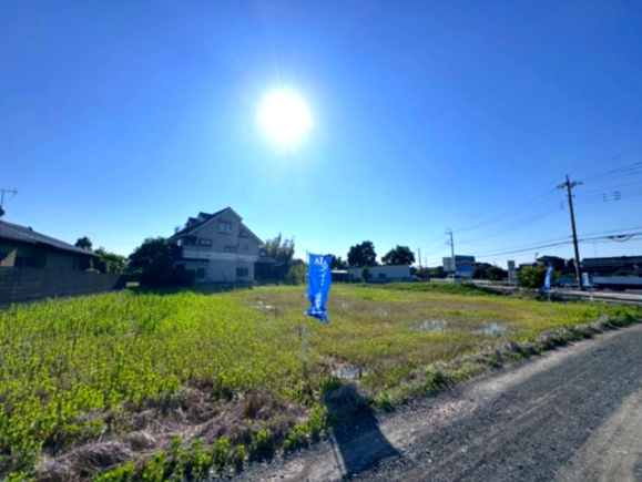 土地 富士見市下南畑 の前面道路含む現地写真|コンビニまで徒歩2分の立地です♪