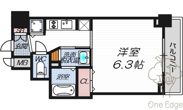 アクアプレイス梅田5の間取り