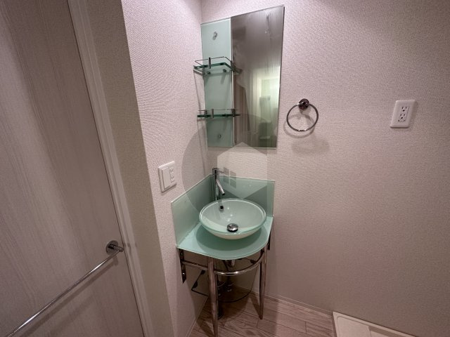 東大阪市高井田本通７丁目の賃貸マンションの独立洗面台