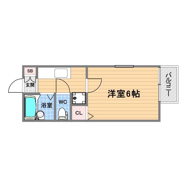 ラッキータウン 2番館の間取り