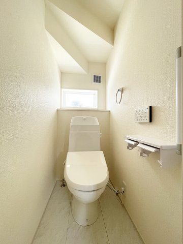 新築戸建・建売　福島市八島田字八幡北第2 Livele Garden　全2棟のトイレ