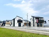 福岡市西区新築戸建ての外観パース