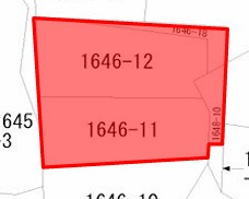 桐生市宮本町3土地の土地図