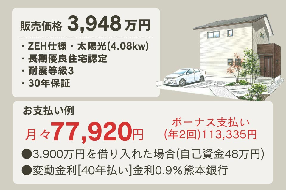 仲介手数料不要　新産住拓合志市合生【西合志第一小・西合志中】の区画図