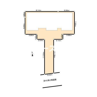 【区画図】 | 門真市小路町ガレージハウス（ガレージハウス）