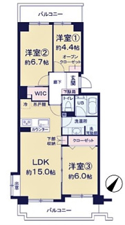 【間取り】 | ユーアイコーポ川口