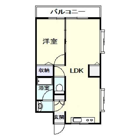 北野ビルの間取り