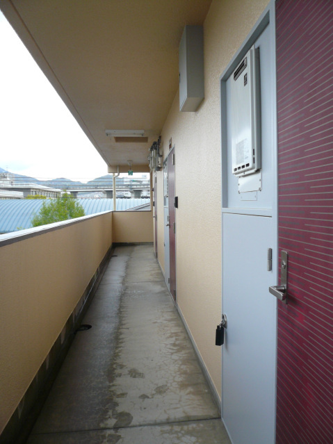 北野ビルのバルコニー