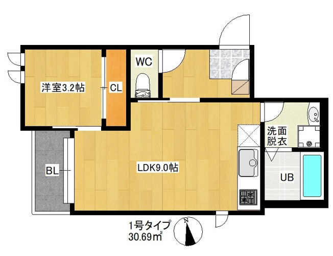 【間取り】 | 仲介手数料半額！HPに初期費用掲載！「プライスホーム」で検索！GRANDTIC井尻南