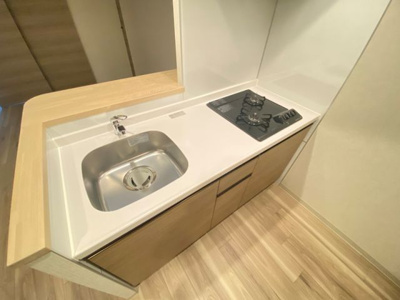 【キッチン】 | La Douceur玉造 | コンパクトなキッチンで掃除もラクラク