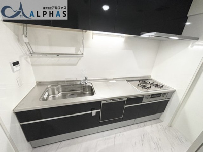 【キッチン】 | ダイアパレス西明石 | 食洗機付きシステムキッチンで家事の負担を軽減！家族との時間も増えますね♪