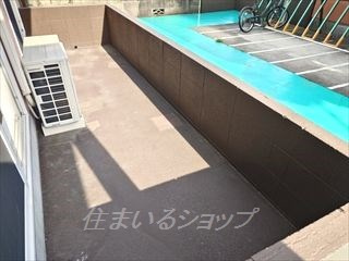 広島市安佐北区可部南１丁目のアパートの庭