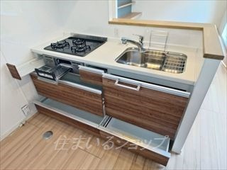 広島市安佐北区可部南１丁目のアパートのキッチン