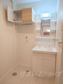 広島市安佐北区可部南１丁目のアパートの洗面所