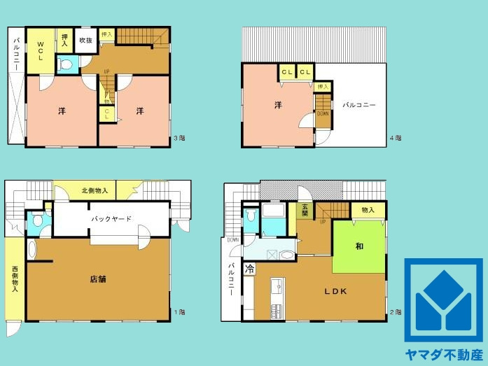 宇治市伊勢田町砂田の間取り