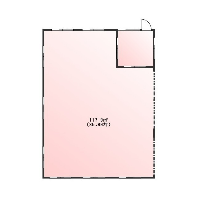 本巣市屋井の倉庫の間取り