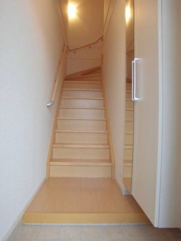 パパグラッチェ　Ｂの玄関|落ち着いた玄関です