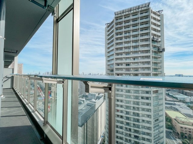 港区港南３丁目の賃貸マンションのバルコニー