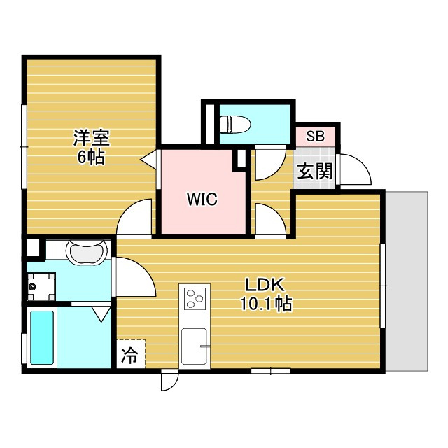 スカイヴィラ豊中の間取り