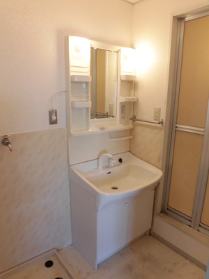 【洗面所】 | セジュール大善寺B | 脱衣スペースもあります