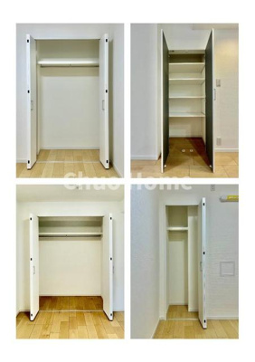 【収納】 | エヴァーグリーン立石 | 居室にはクローゼットを完備し、自由度の高い家具の配置が叶うシンプルな空間です。お子様の成長と必要になる子供部屋を与えるにはぴったりの間取りですね。