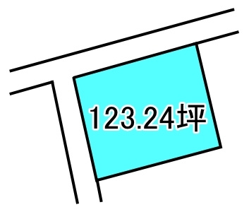 八雲町　売土地の区画図