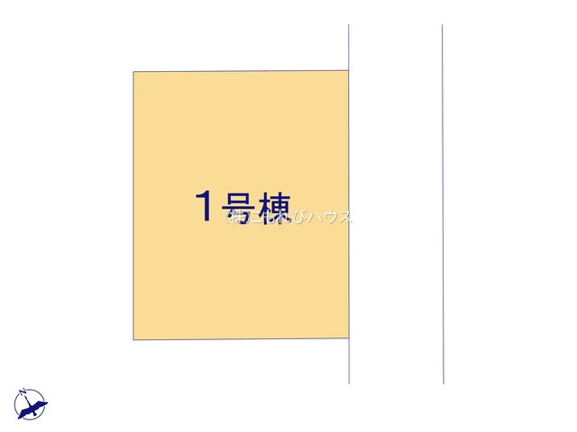 鴻巣市大芦　新築一戸建て　グラファーレ　01の区画図|1号棟