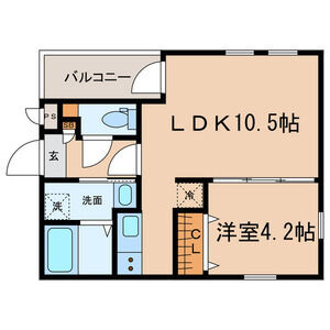 Cherim 庄内通の間取り