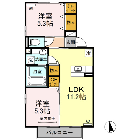 プランドールMの間取り