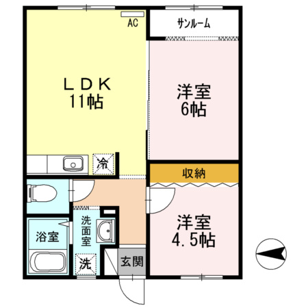 Cat boxの間取り