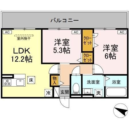 エクセランＴ．Ｔ　　刈谷市近郊の賃貸ならクラスホーム刈谷店の間取り