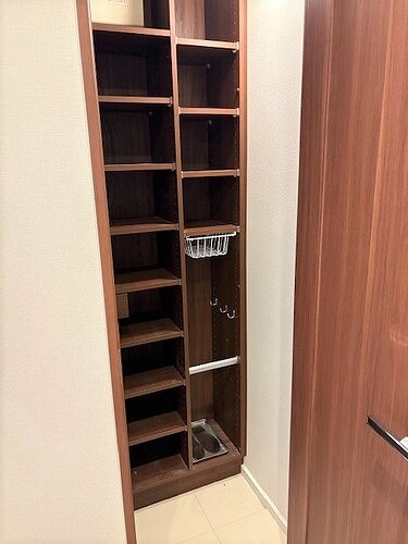 大阪ひびきの街　ザ・サンクタスタの収納|シューズインクロゼット