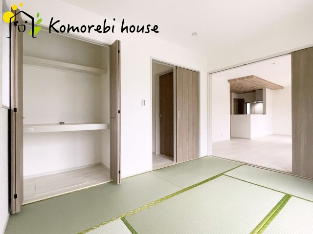 川島町下伊草　新築一戸建て　いろどりアイタウン　04の和室|落ち着いた雰囲気の和室付きです