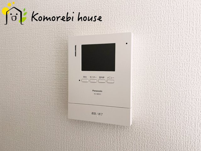 川島町下伊草　新築一戸建て　いろどりアイタウン　04の防犯設備|モニター付インターホンです