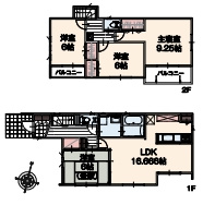 川島町下伊草　新築一戸建て　いろどりアイタウン　04の間取り|川島町下伊草　新築一戸建て　いろどりアイタウン　04、4LDK、土地面積182m2、建物面積103.51m2