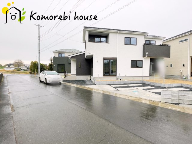 川島町下伊草　新築一戸建て　いろどりアイタウン　04の前面道路含む現地写真|前面道路含む現地写真です