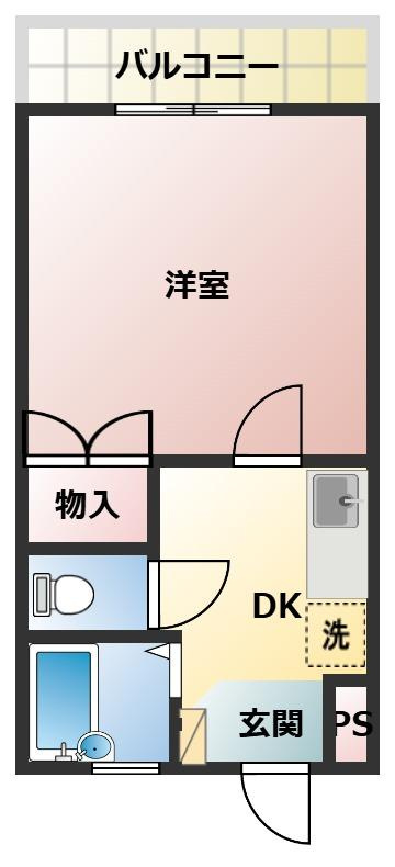 エクセル湯浅の間取り