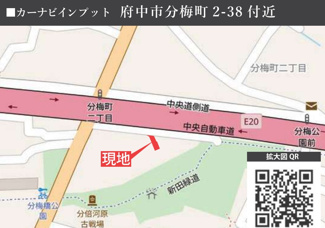 【地図】 | 分梅町2-38付近