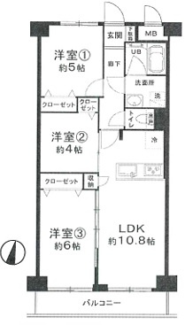 【間取り】 | エンゼルハイム川口第7