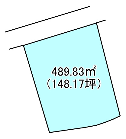 久保田町2丁目　売土地の区画図