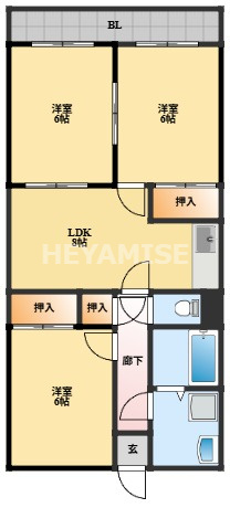 ノーブルマンションの間取り